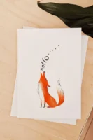 Foxy Greeting Card